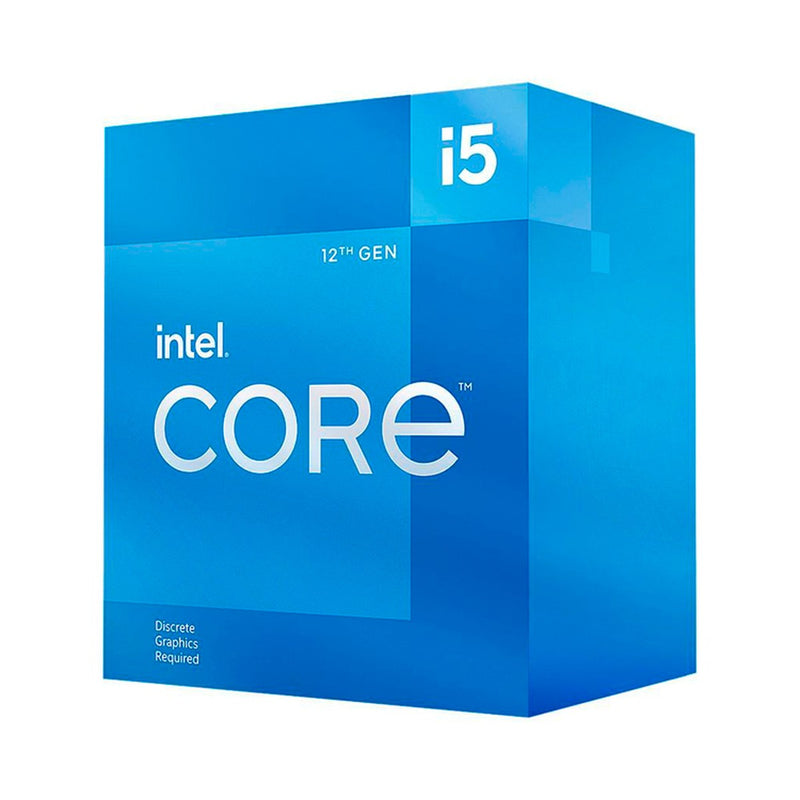 Procesador Intel Core i5-12400F (LGA1700, 6 núcleos/12 hilos, hasta 4.4GHz)