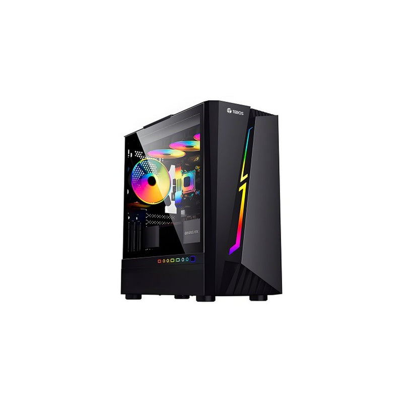 Case Teros TE-1172N Mid Tower ARGB, negro
