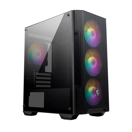 Case Gamer MSI MAG Forge M100A Micro-ATX con Fuente 600W (4 Fans ARGB)