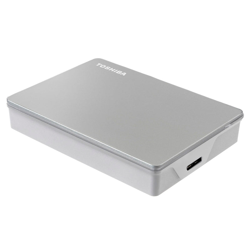 Disco Duro Externo Toshiba Canvio Flex 4TB USB 3.0 (USB-C/USB-A) Plata