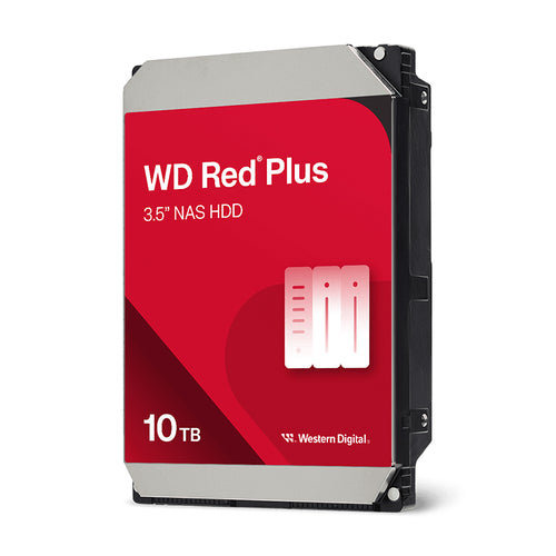 Disco Duro Interno Western Digital WD Red Plus 10TB NAS SATA 3.5" 7200RPM (CMR)