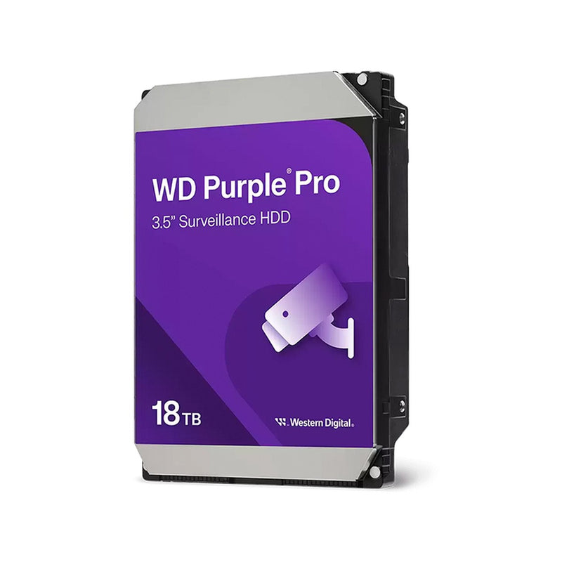 Disco Duro Interno WD Purple Pro 18TB Videovigilancia IA SATA 3.5" 7200RPM (512MB)
