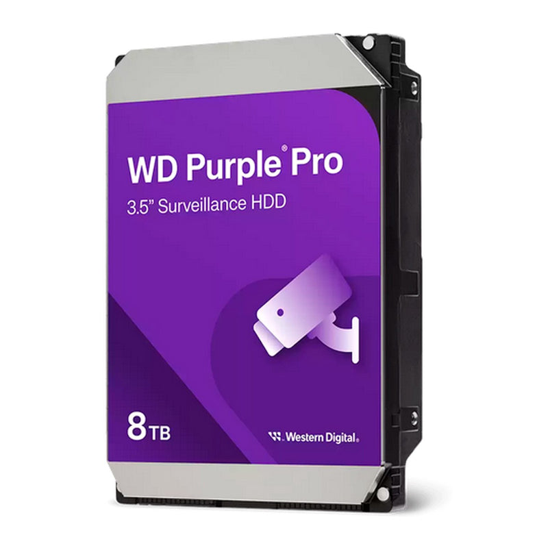 Disco Duro Interno WD Purple Pro 8TB Videovigilancia IA SATA 3.5" 7200RPM (256MB)