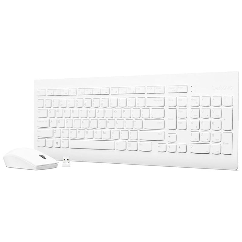 Kit Teclado y Mouse Inalámbricos Lenovo 510 (2.4G, blanco)