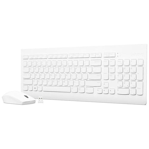 Kit Teclado y Mouse Inalámbricos Lenovo 510 (2.4G, blanco)