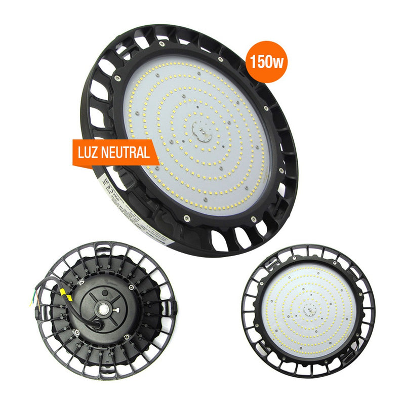 Campana Industrial LED (High Bay) Ecotrend 150W 4000K Luz Neutra (21000 lm, IP67, IK10)