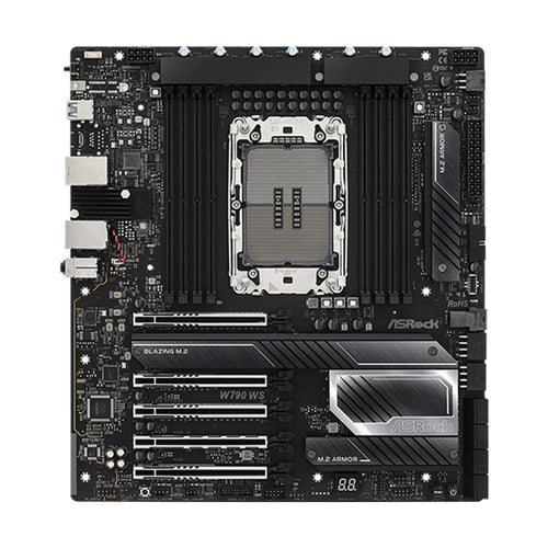 Placa Madre ASRock W790 WS R2.0 (Intel W790, LGA4677, DDR5 RDIMM, E-ATX)