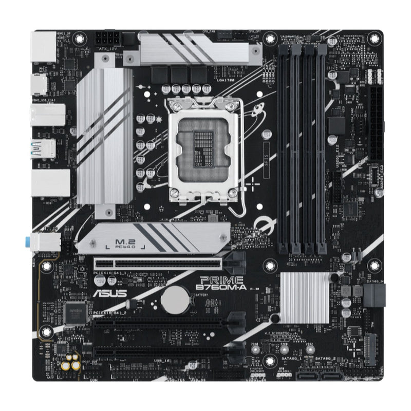 Placa Madre ASUS PRIME B760M-A (Intel B760, LGA1700, DDR5, mATX)