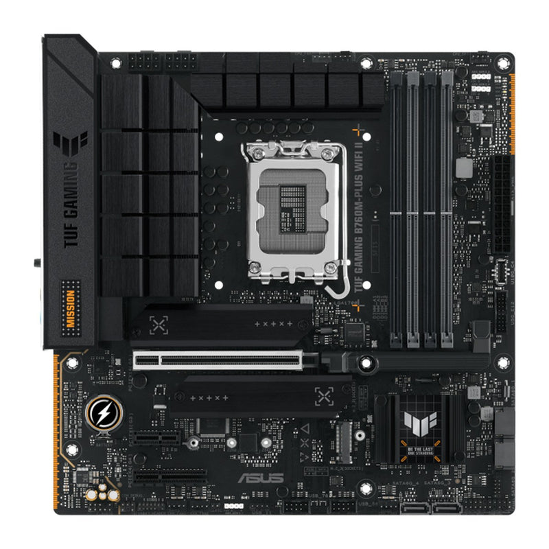 Placa Madre ASUS TUF Gaming B760M-PLUS WiFi II (Intel B760, LGA1700, DDR5, Wi-Fi 6E, mATX)