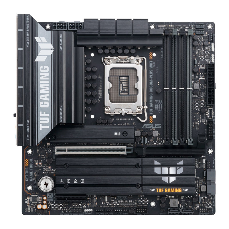 Placa Madre ASUS TUF Gaming B860M-PLUS WiFi (Intel B860, LGA1851, DDR5, Wi-Fi, mATX)