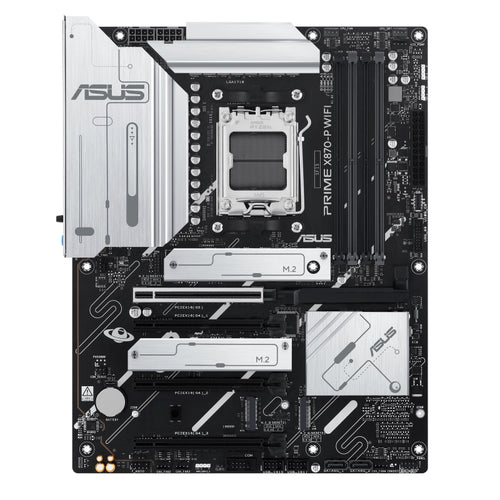 Placa Madre ASUS PRIME X870-P WiFi (AMD X870, Socket AM5, DDR5, Wi-Fi 7, ATX)