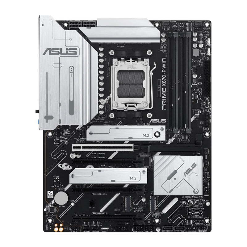 Placa Madre ASUS PRIME X870-P WiFi (AMD X870, Socket AM5, DDR5, Wi-Fi 7, ATX)