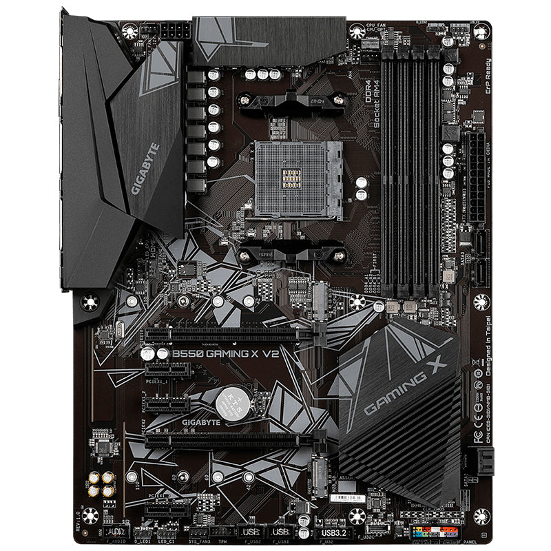 Placa Madre Gigabyte B550 Gaming X V2 (AMD B550, Socket AM4, DDR4, ATX)
