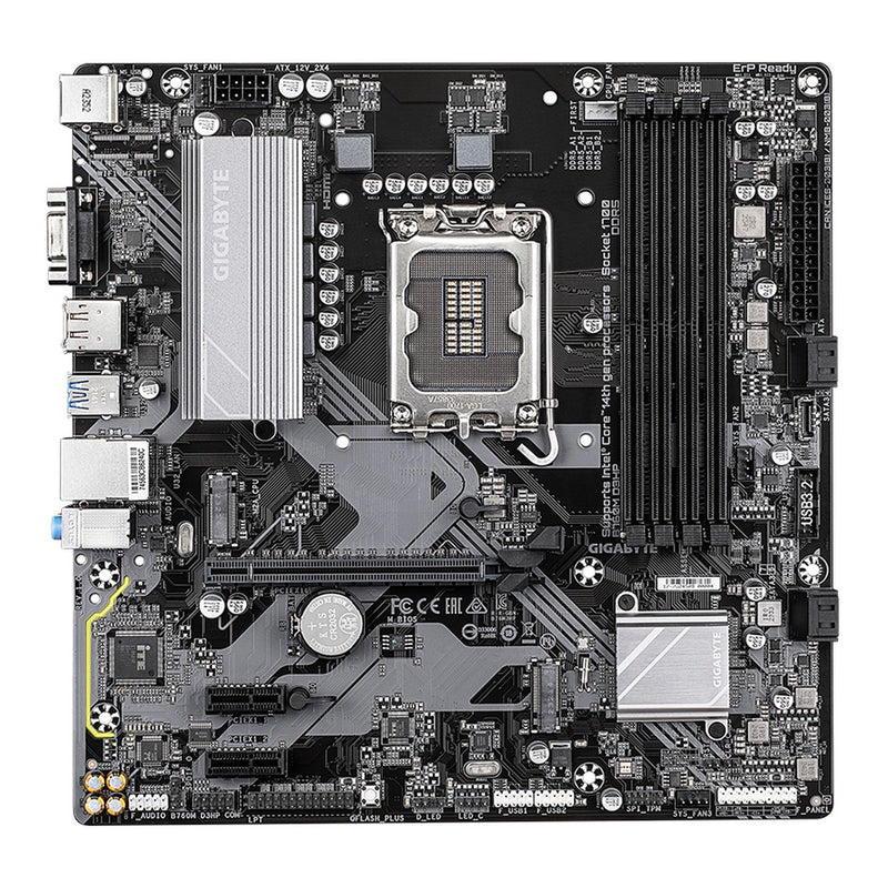 Placa Madre Gigabyte B760M D3HP (Intel B760, LGA1700, DDR5, mATX)
