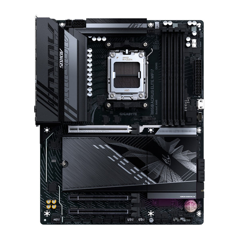 Placa Madre Gigabyte B850 AORUS Elite WiFi7 (AMD B850, Socket AM5, DDR5, Wi-Fi 7, ATX)