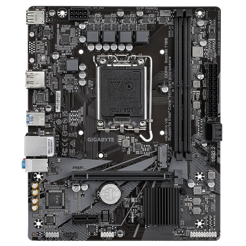 Placa Madre Gigabyte H610M K V2 (Intel H610, LGA1700, DDR5, mATX)