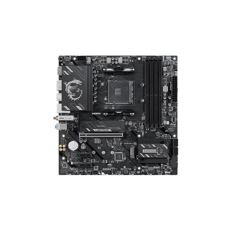 Placa Madre MSI B550M Gaming Plus WIFI6E (AMD B550, AM4, DDR4, Wi-Fi 6E)