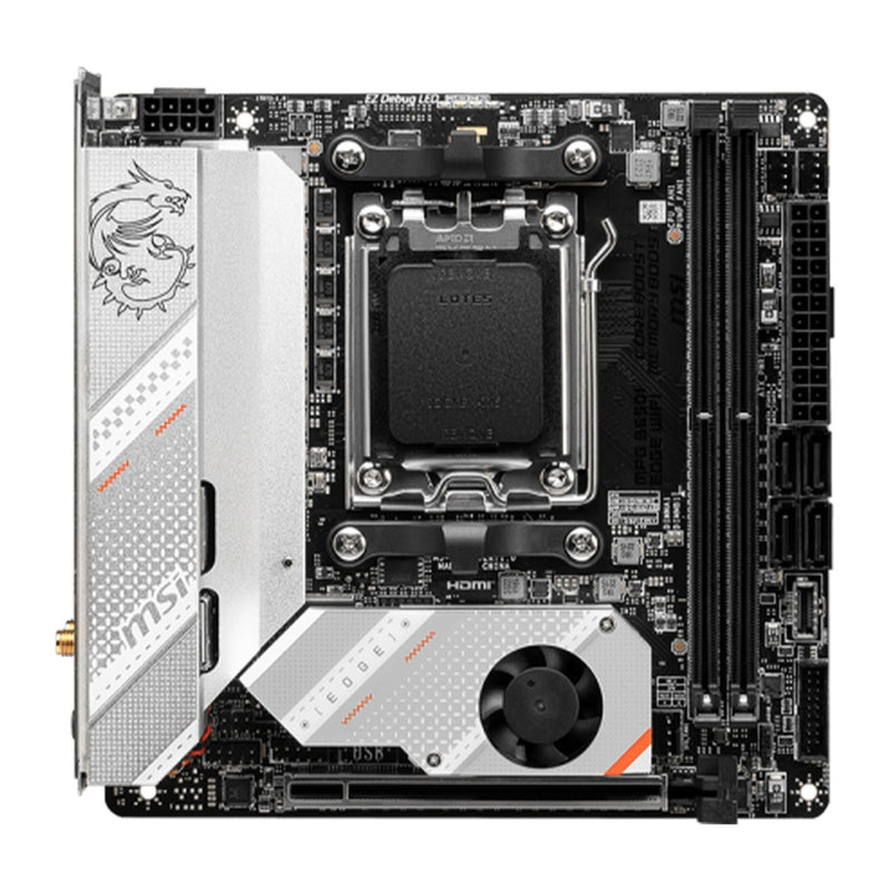 Placa Madre MSI MPG B650I Edge WiFi (AMD B650, Socket AM5, DDR5, Wi-Fi, Mini-ITX)