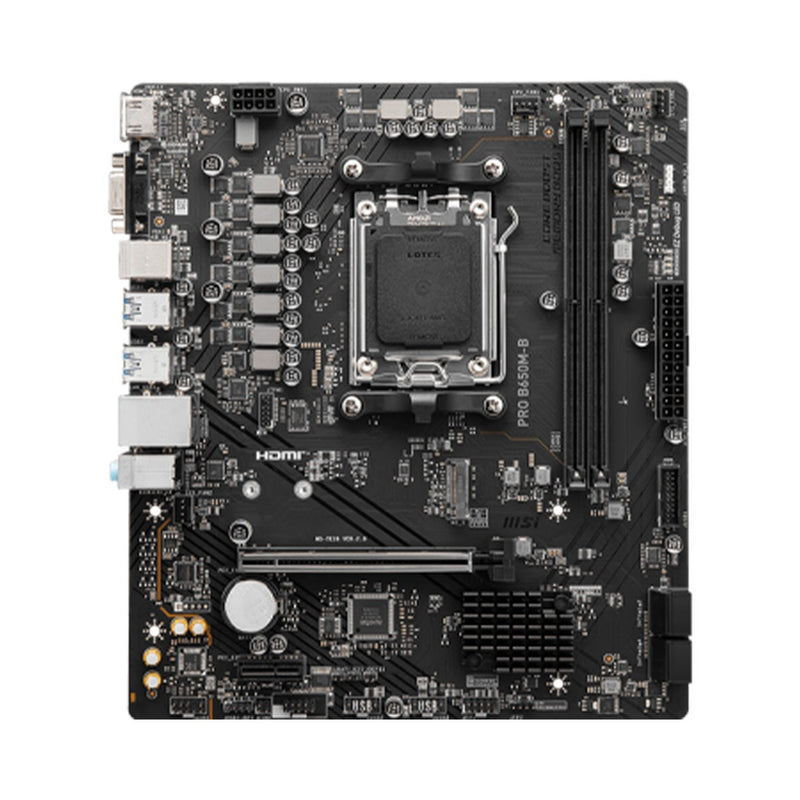 Placa Madre MSI PRO B650M-B (AMD B650, Socket AM5, DDR5, mATX)