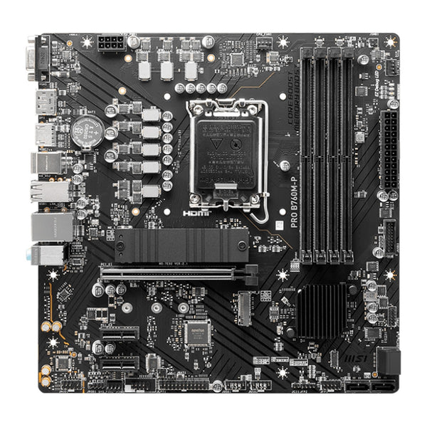 Placa Madre MSI PRO B760M-P (Intel B760, LGA1700, DDR5, mATX)