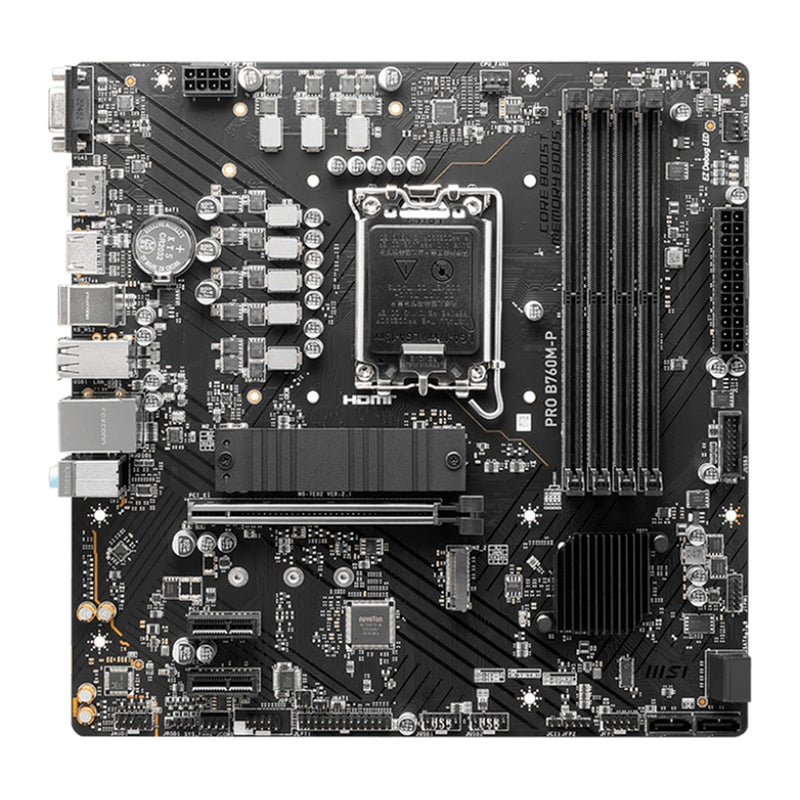 Placa Madre MSI PRO B760M-P (Intel B760, LGA1700, DDR5, mATX)