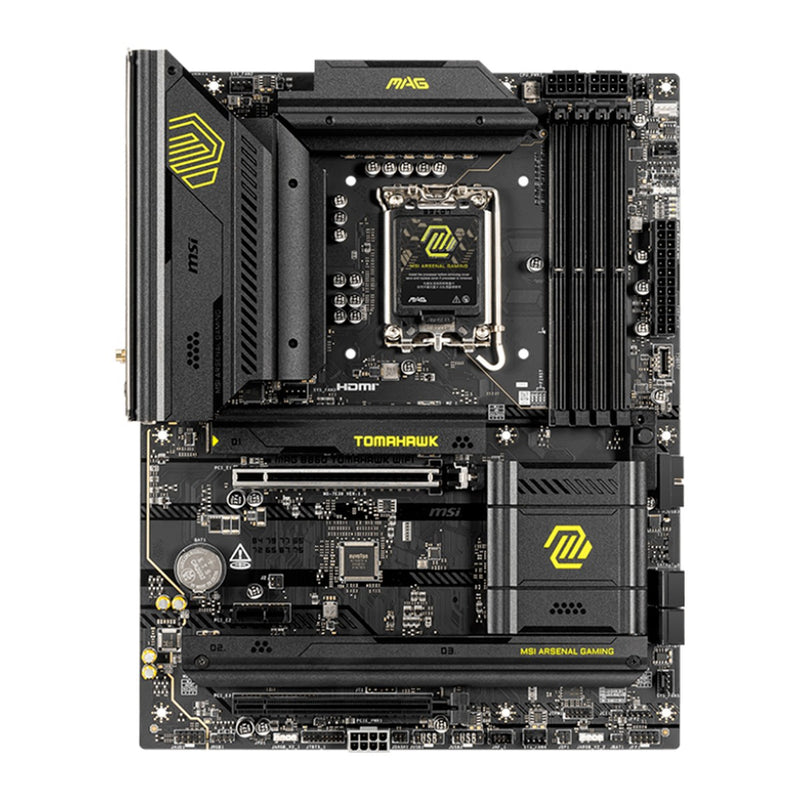 Placa Madre MSI MAG B860 Tomahawk WiFi (Intel B860, LGA1851, DDR5, Wi-Fi 7, ATX)