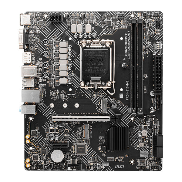 Placa Madre MSI PRO H610M-G (Intel H610, LGA1700, DDR5, mATX)