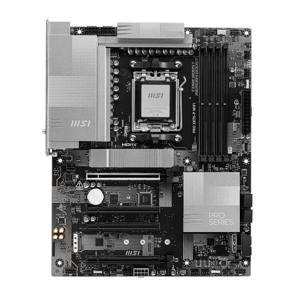 Placa Madre MSI PRO X870-P WiFi (AMD X870, Socket AM5, DDR5, Wi-Fi 7, ATX)