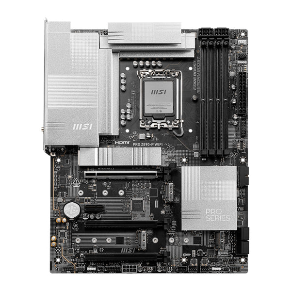 Placa Madre MSI PRO Z890-P WiFi (Intel Z890, LGA1851, DDR5, Wi-Fi 7, ATX)
