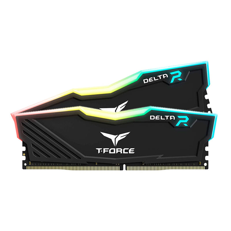 Memoria RAM TeamGroup T-Force Delta RGB 16GB (2x8GB) DDR4-3600 (CL18, DIMM, Negro)
