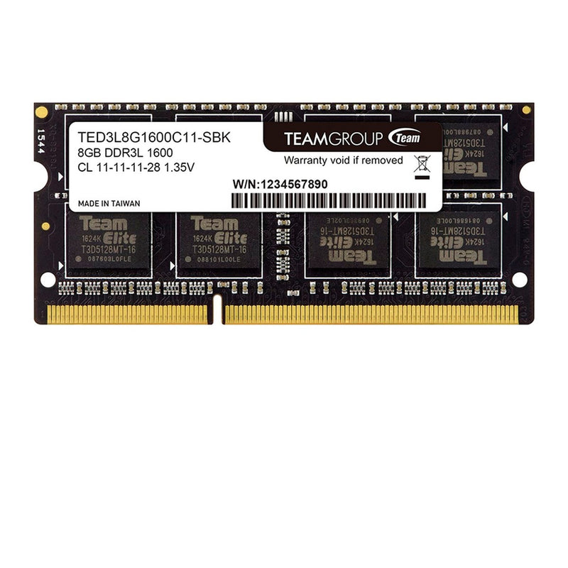 Memoria RAM TeamGroup Elite SO-DIMM 8GB DDR3L-1600MHz CL11 para laptop