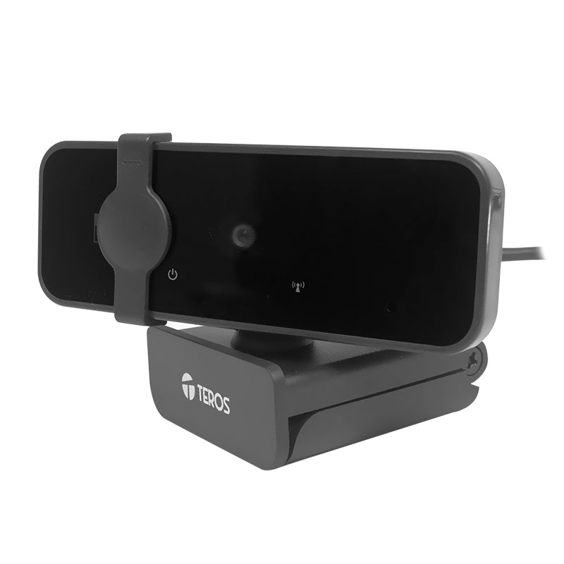 Cámara Web Teros TE-9072 2K con Micrófono y Trípode (USB 2.0)