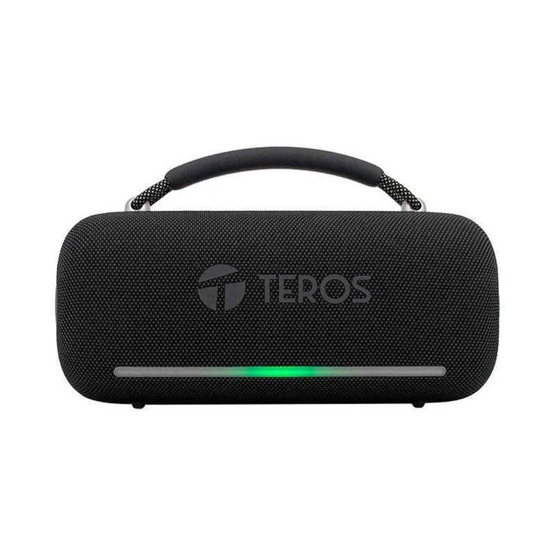 Parlante Bluetooth Teros Vibe VB-6049BLK 60W, negro (BT 5.3, RGB, IPX5, 4000mAh)
