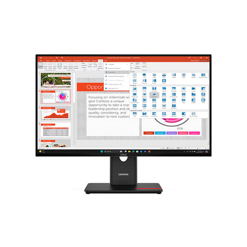 Monitor Lenovo ThinkVision T27-40 27" FHD IPS 120Hz USB-C (HDMI/DP/VGA)