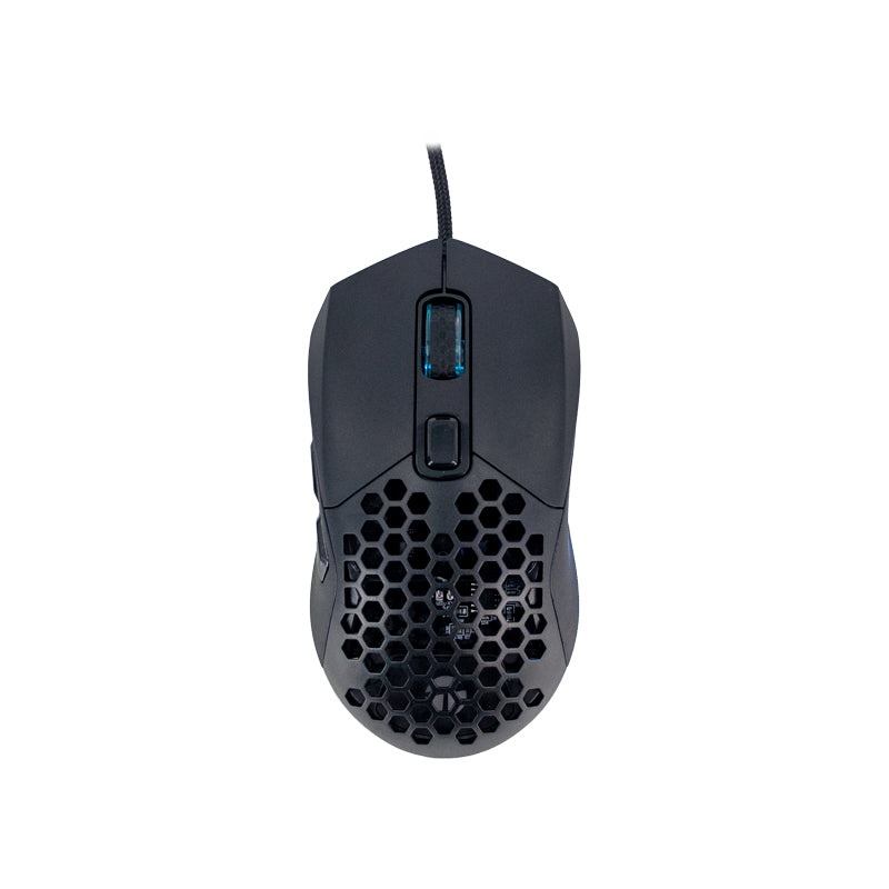 Mouse Gamer Teros TE-1232G RGB 7 Botones (7200 DPI, USB, Negro)