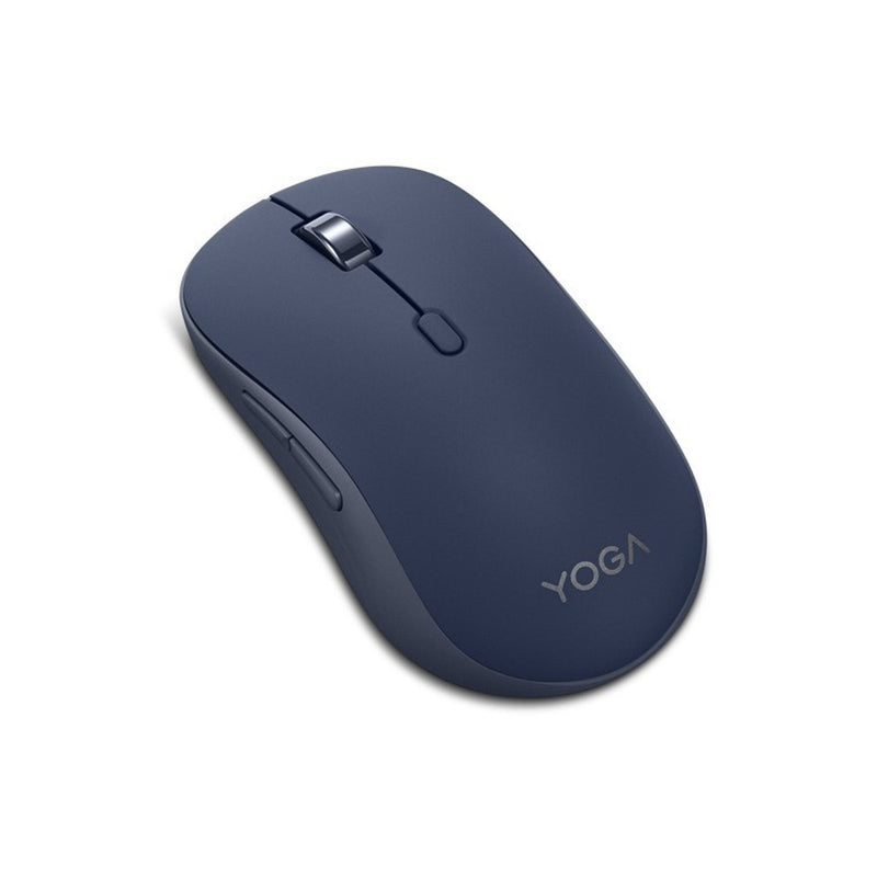 Mouse Bluetooth Lenovo Yoga Silent, color Cosmic Blue (4000 DPI, 3 dispositivos, sin pila)