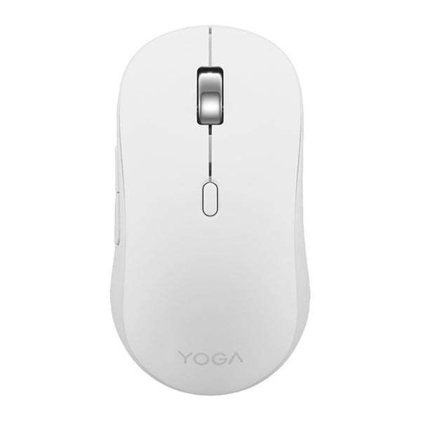 Mouse Bluetooth Lenovo Yoga Silent, color Seashell (4000 DPI, 3 dispositivos, sin pila)