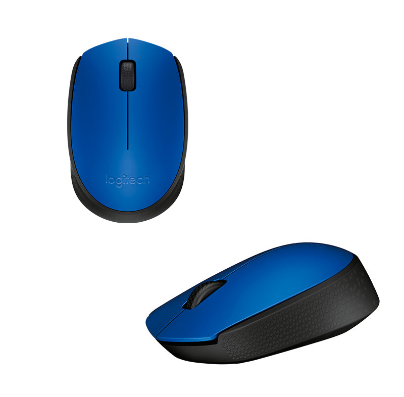 Mouse Inalámbrico Logitech M170 ambidiestro 2.4 GHz, azul
