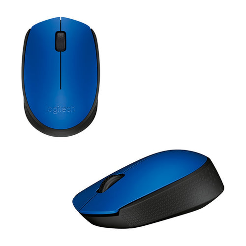 Mouse Inalámbrico Logitech M170 ambidiestro 2.4 GHz, azul