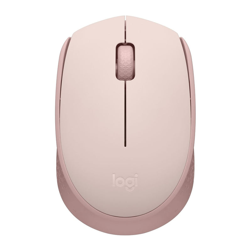 Mouse Logitech M170, color rosa, compacto para uso diario