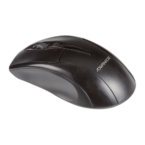 Mouse Óptico Advance ADV-5020N 3 Botones (1600 DPI, USB, Negro)