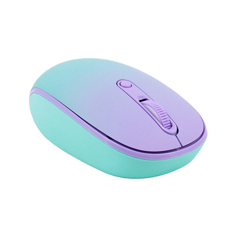 Mouse Inalámbrico Teros TE-1239S 4 Botones (2.4G/Bluetooth, Morado)