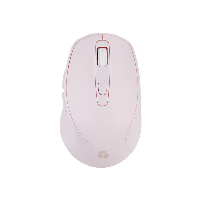 Mouse Inalámbrico Teros TE-1234S 6 Botones (1600 DPI, 2.4GHz, Rosado)