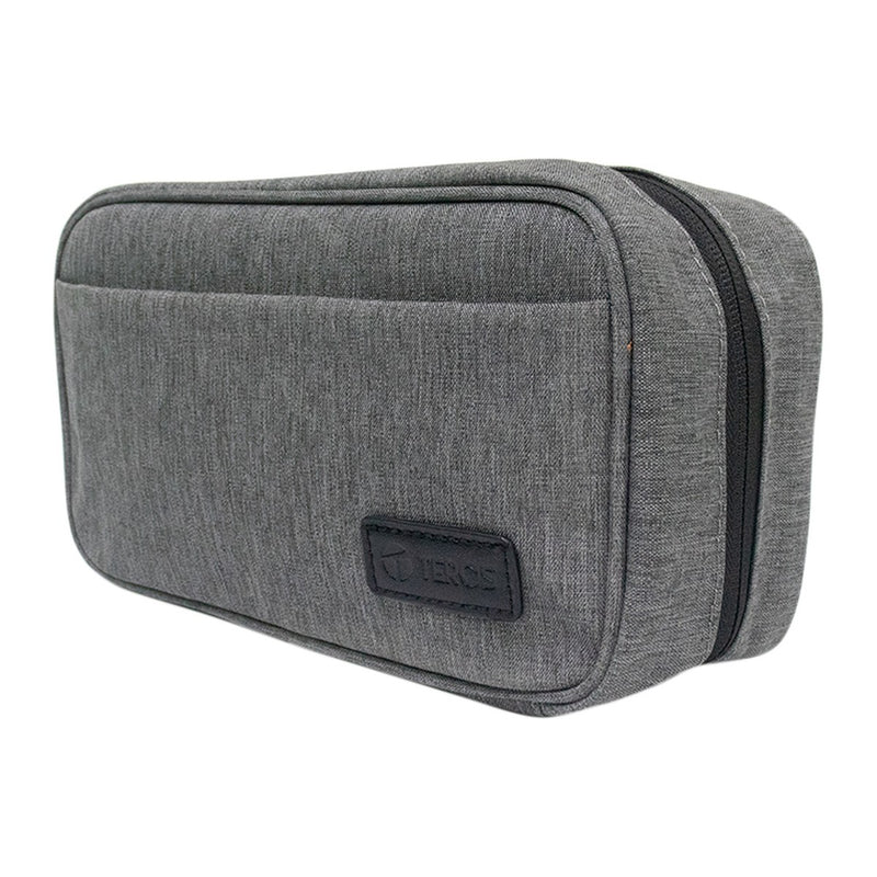 Organizador Portacables Teros TE-ACS9014 (Estuche Multiuso, Gris)