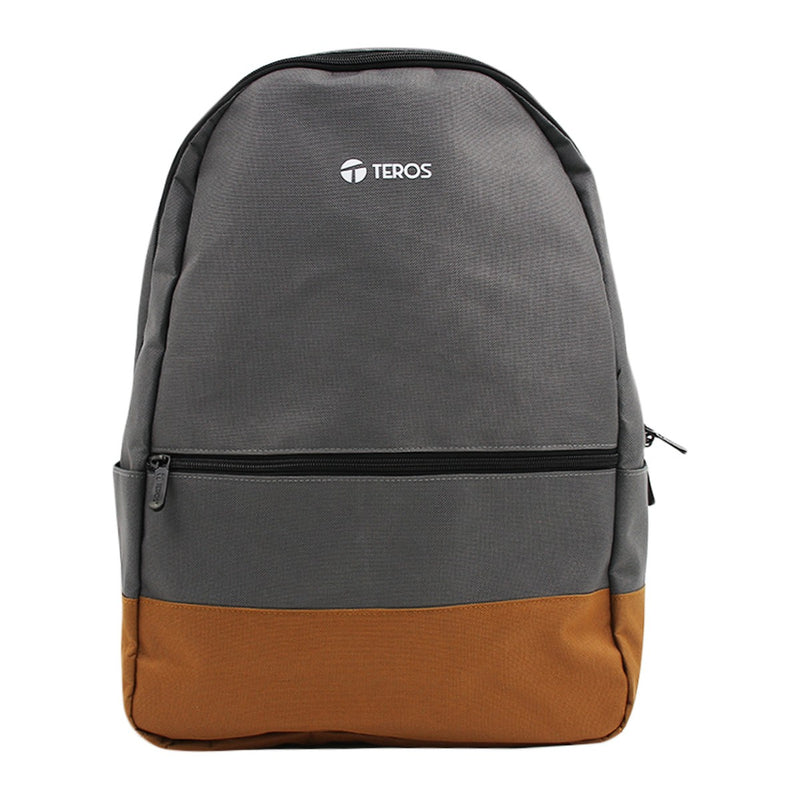 Mochila Teros Nova TE-ACS9020GR para Laptop 15.6" (Gris/Marrón)