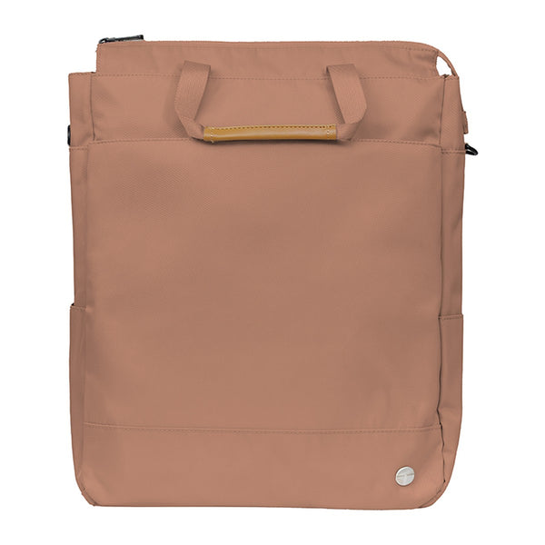 Maletín Bandolera Teros Rossan TE-9032MM para Laptop 15.6" (Mocha Mousse, Resistente al Agua)