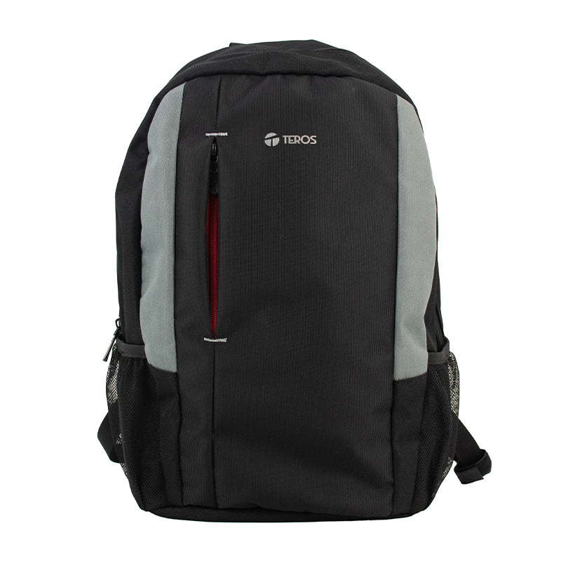Mochila Teros TE-9040BS para Laptop 15.6" (Negro/Gris)