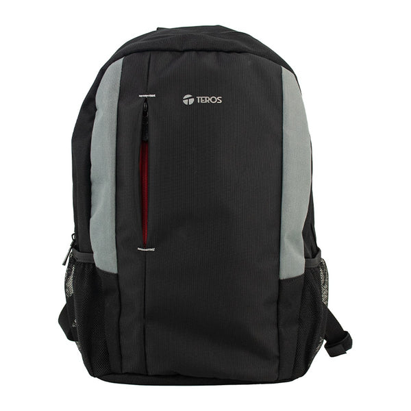 Mochila Teros TE-9040BS para Laptop 15.6" (Negro/Gris)