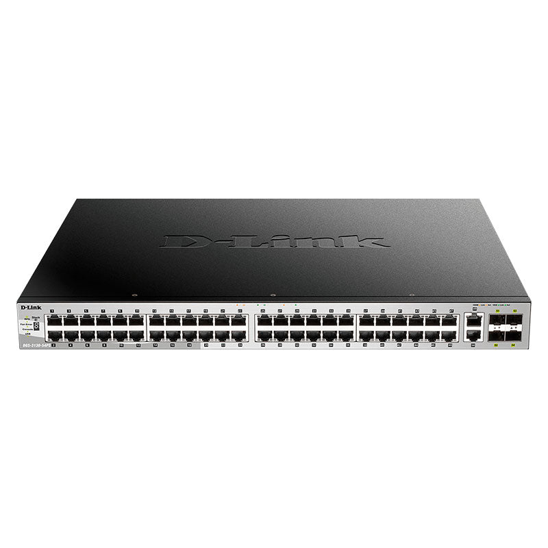 Switch D-Link DGS-3130-54PS Administrable Capa 3, 48 Puertos PoE