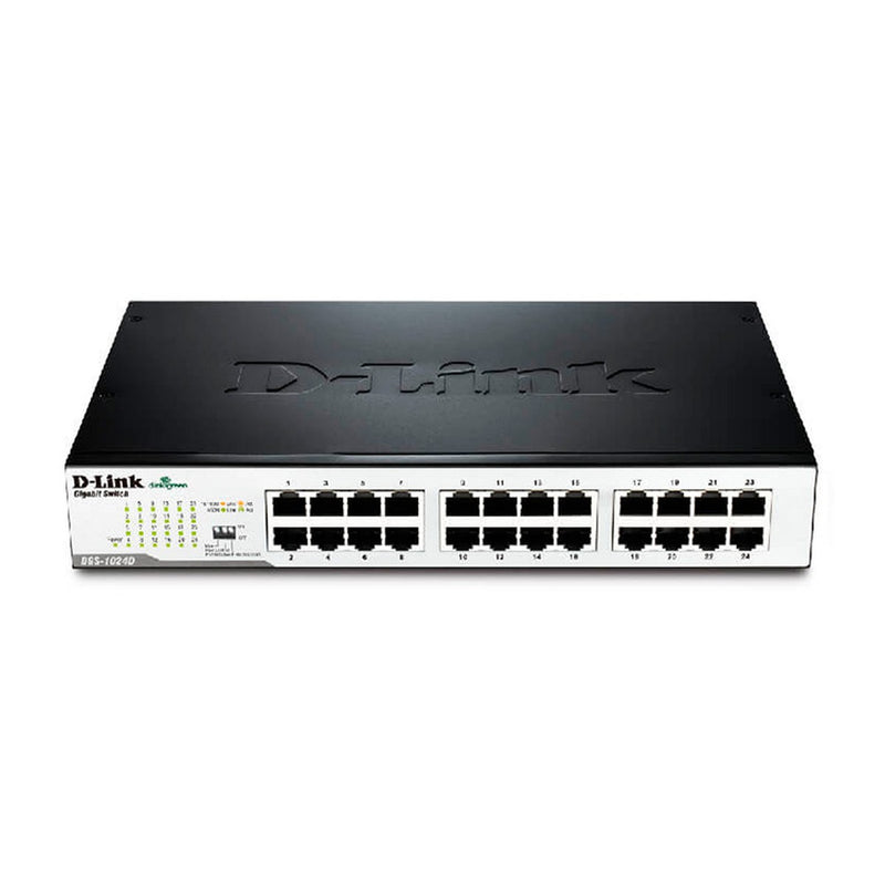Switch D-Link DES-1024D, 24 puertos RJ45 10/100 Mbps (para rack)